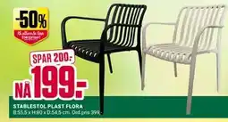 Europris STABLESTOL PLAST FLORA tilbud