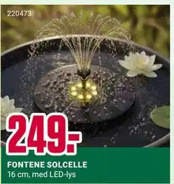 Europris FONTENE SOLCELLE tilbud