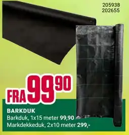 Europris BARKDUK tilbud