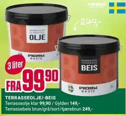 Europris TERRASSEOLJE/-BEIS tilbud