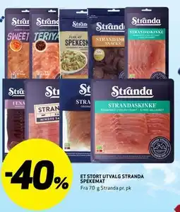 Bunnpris ET STORT UTVALG STRANDA SPEKEMAT tilbud