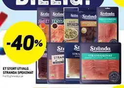 Bunnpris ET STORT UTVALG STRANDA SPEKEMAT tilbud