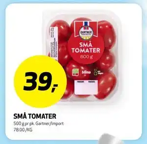 Bunnpris SMÅ TOMATER tilbud