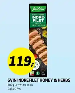 Bunnpris SVIN INDREFILET HONEY & HERBS tilbud