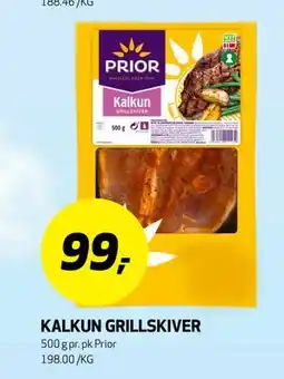 Bunnpris KALKUN GRILLSKIVER tilbud