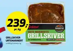Bunnpris GRILLSKIVER URTEMARINERT tilbud