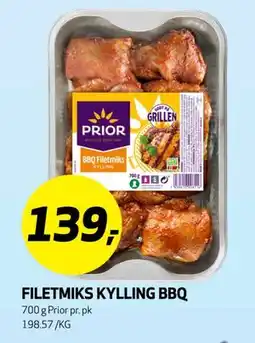 Bunnpris FILETMIKS KYLLING BBQ tilbud