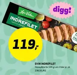 Bunnpris SVIN INDREFILET tilbud