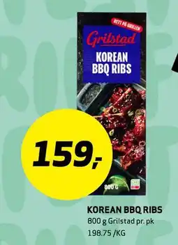 Bunnpris KOREAN BBQ RIBS tilbud
