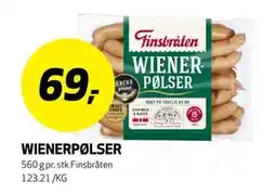 Bunnpris WIENERPØLSER tilbud