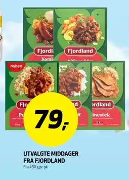 Bunnpris UTVALGTE MIDDAGER FRA FJORDLAND tilbud
