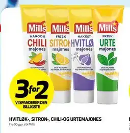 Bunnpris HVITLØK-, SITRON-, CHILI-OG URTEMAJONES tilbud