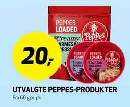 Bunnpris UTVALGTE PEPPES-PRODUKTER tilbud