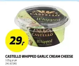 Bunnpris CASTELLO WHIPPED GARLIC CREAM CHEESE tilbud