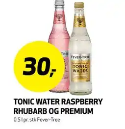 Bunnpris TONIC WATER RASPBERRY RHUBARB OG PREMIUM tilbud
