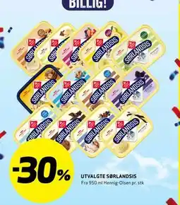 Bunnpris UTVALGTE SØRLANDSIS tilbud