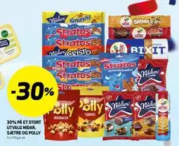 Bunnpris 30% på et stort utvalg Nidar, Sætre og Polly tilbud