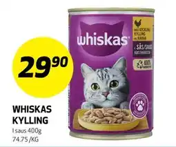 Bunnpris WHISKAS KYLLING tilbud