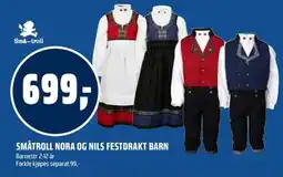 Coop Obs Småtroll Nora og nils festdrakt barn tilbud