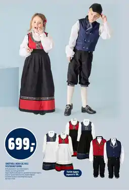 Coop Obs Småtroll Nora og nils festdrakt barn tilbud