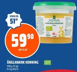 Coop Obs Änglamark honning tilbud