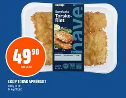 Coop Obs Coop torsk sprøbakt tilbud