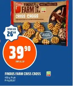 Coop Obs Findus Farm criss cross tilbud