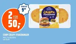Coop Obs Coop crispy fiskeburger tilbud