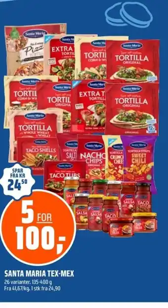 Coop Obs Santa Maria Tex mex tilbud