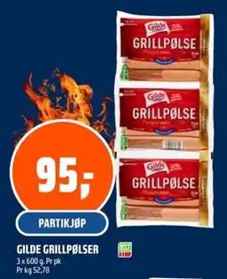 Coop Obs Gilde grillpølser tilbud
