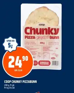 Coop Obs Coop chunky pizzabunn tilbud