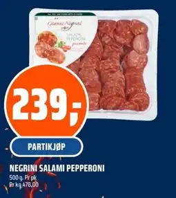 Coop Obs Negrini salami pepperoni tilbud