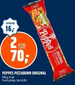 Coop Obs Peppes pizzabunn original tilbud