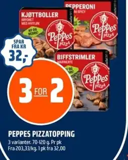Coop Obs Peppes pizzatopping tilbud