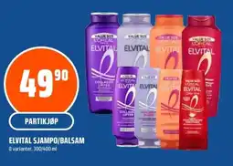 Coop Obs L'OREAL Elvital sjampo/balsam tilbud