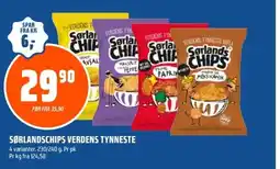 Coop Obs Sørlandschips verdens tynneste tilbud