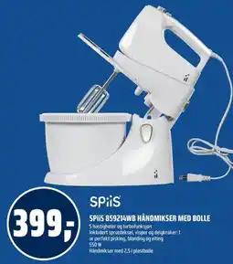 Coop Obs SPiis 859214WB Håndmikser med bolle tilbud