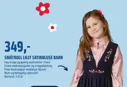 Coop Obs Småtroll Lilly satinbluse barn tilbud