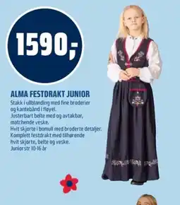 Coop Obs Alma festdrakt junior tilbud