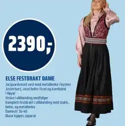 Coop Obs Else festdrakt dame tilbud