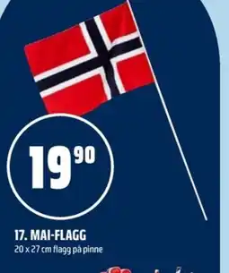 Coop Obs 17. mai-flagg tilbud