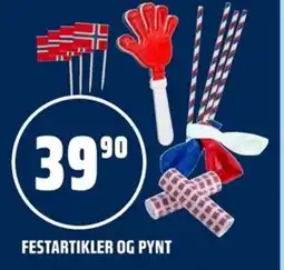 Coop Obs Festartikler og pynt tilbud