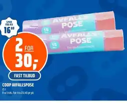 Coop Obs Coop avfallspose tilbud