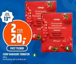 Coop Obs Coop hakkede tomater tilbud