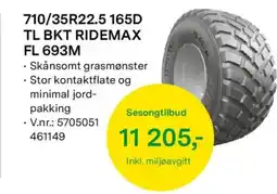 Felleskjøpet 710/35R22.5 165D TL BKT Ridemax FL 693M tilbud