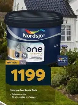 Megaflis Nordsjø One Super Tech tilbud