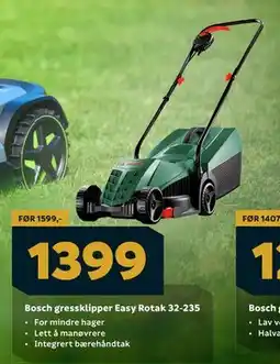 Megaflis Bosch gressklipper Easy Rotak 32-235 tilbud