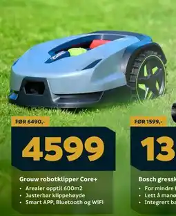 Megaflis Grouw robotklipper Core+ tilbud