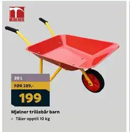 Megaflis Mjølner trillebår barn tilbud