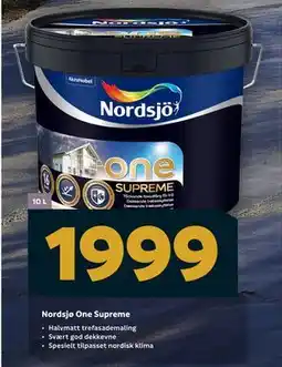 Megaflis Nordsjø One Supreme tilbud